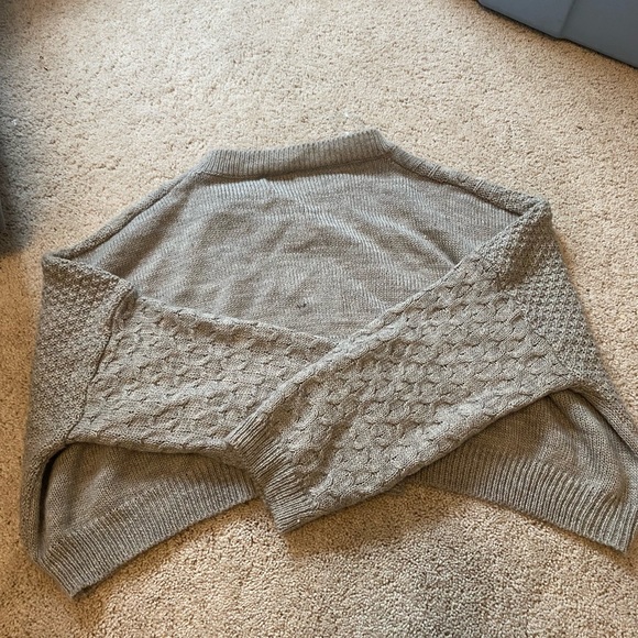 Cropped grey sweater - Picture 4 of 4